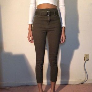 Army green/ khaki colored pants